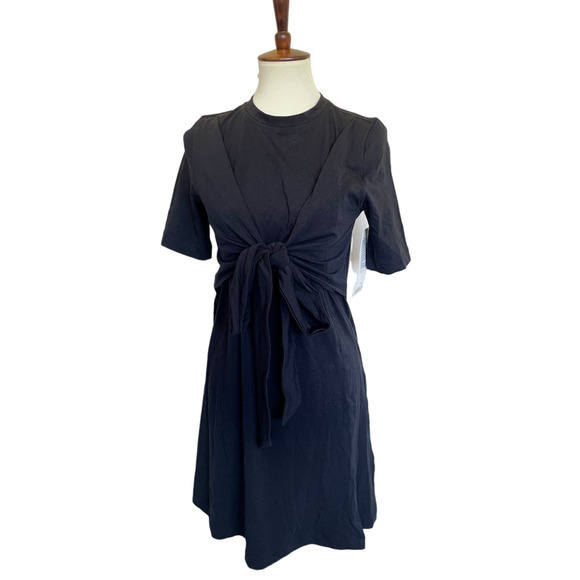 Lululemon Cotton Wrap Front T Shirt Dress - Picture 1 of 3